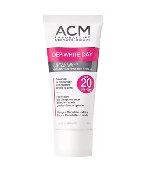 Depiwhite Day SPF20 crema anti-pete pigmentare (fata,decolteu,maini) 40ml ACM