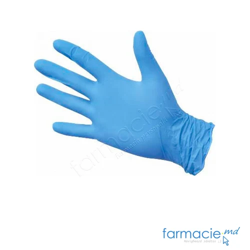 Manusi nesterile nitril Protection fara talc Large Med'S