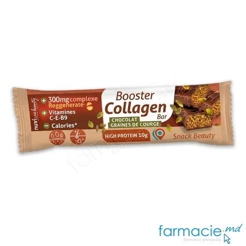 Batonas Nuviline Booster pt Colagen 36g (ciocolata) N1