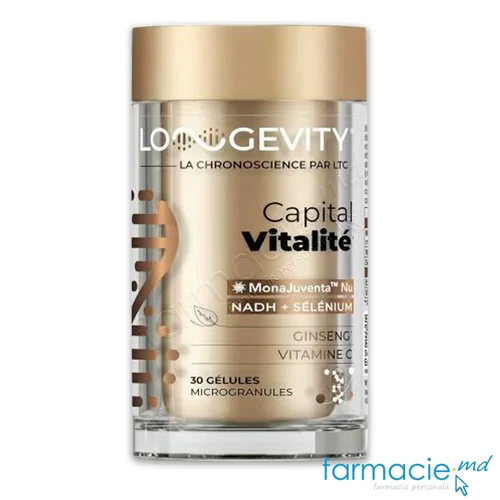 Longevity Capital Vitalitate Energie si Rezistenta caps. N30 3Chenes