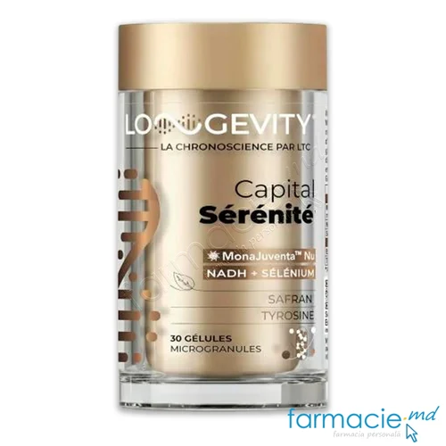 Longevity Capital Serenitate Stres si Echilibru Emotional caps. N30 3Chenes