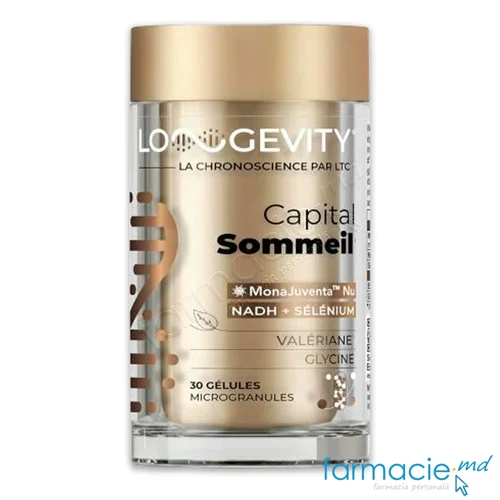 Longevity Capital Somn Relaxare si Odihna caps. N30 3Chenes