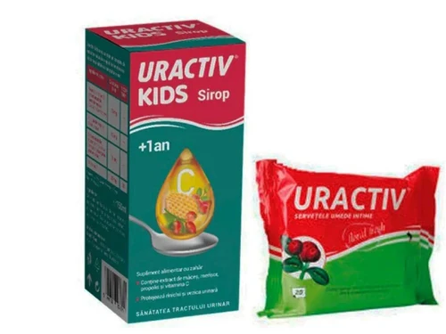 Uractiv Kids sirop (Alinan) 150ml 1an+ +CADOU Terapia