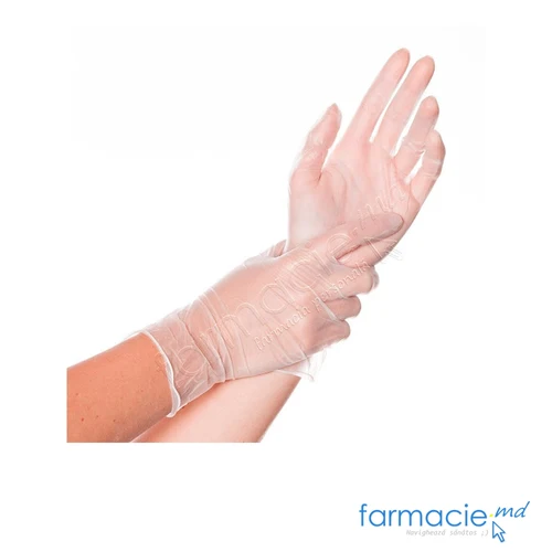 Manusi nesterile vinil Confort fara talc Medium Med'S
