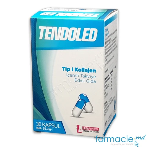 TENDOLED colagen tip1 MSM (tendoane, recuperare) caps. N30