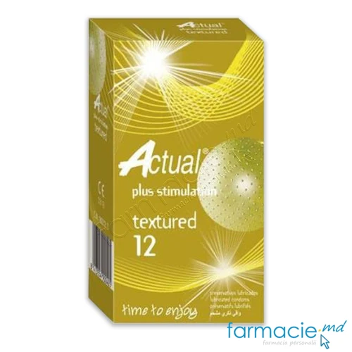 Prezervative Actual N12 Texturate (reliefate) (TVA8%)